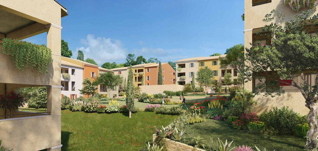 Programme immobilier neuf Harmonie - Aix-en-Provence : Appartements T2–T5 avec terrasses, loggias et luminosité naturelle proche des écoles (13090) - Référence : 14187