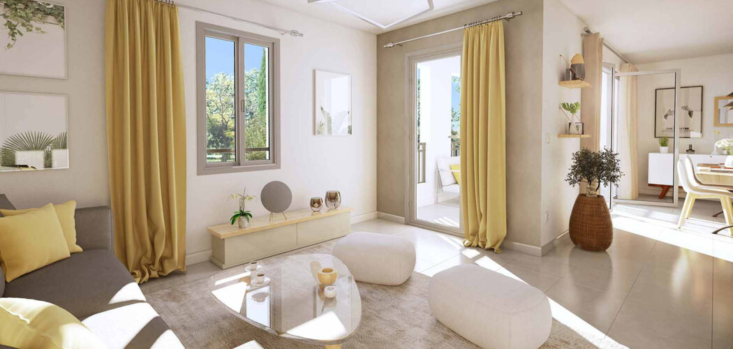 Programme immobilier neuf Harmonie - Aix-en-Provence : Appartements T2–T5 avec terrasses, loggias et luminosité naturelle proche des écoles (13090) - Référence : 14187