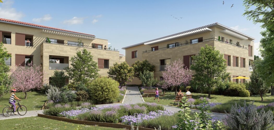 Programme immobilier neuf MOSAIK - Aix-en-Provence : logements neufs T1–T5 entre Jas-de-Bouffan et cours Mirabeau (13090) - Référence : 15707