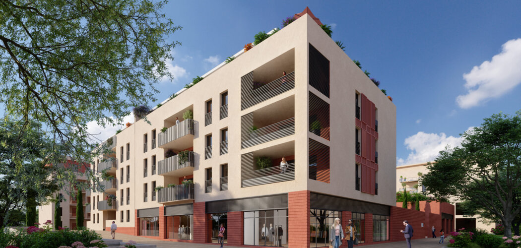 Programme immobilier neuf O COTEAU - Aix-en-Provence quartier de la Duranne près de l' hypercentre (13090) - Référence : 8890