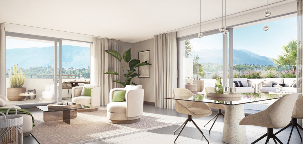 Programme immobilier neuf VILLA ALBA - Aix-les-Bains sur les hauteurs de Marlioz (73100) - Référence : 16109