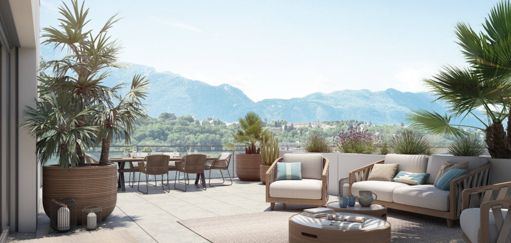 Programme immobilier neuf VILLA ALBA - Aix-les-Bains sur les hauteurs de Marlioz (73100) - Référence : 16109