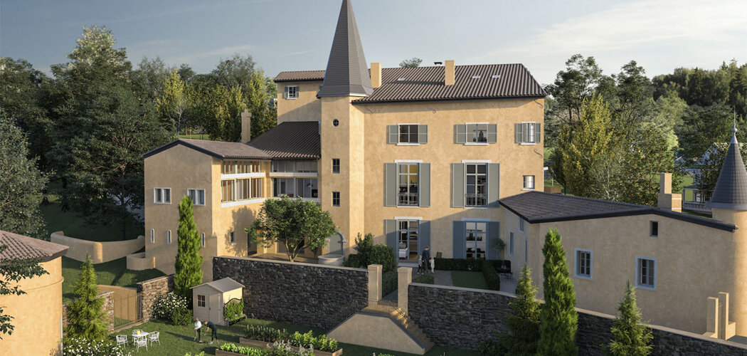 Programme immobilier neuf CHATEAU BEL AIR - Albigny-sur-Saône Monument Historique proche de Neuville (69250) - Référence : 9477