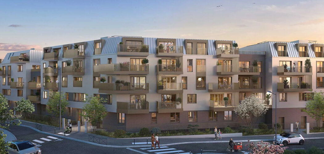 Programme immobilier neuf Reflets de Seine - Alfortville proche du futur métro L15 (94140) - Référence : 13900