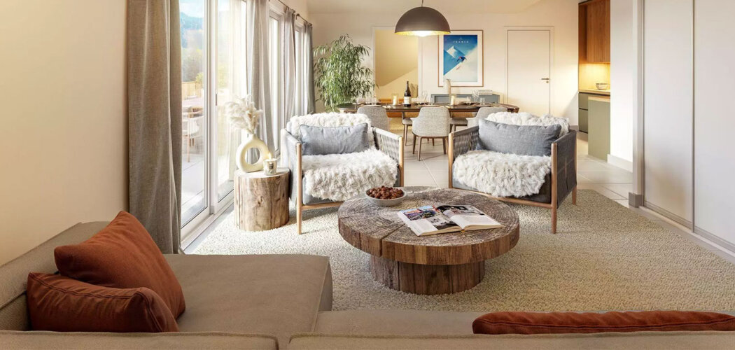 Programme immobilier neuf RESIDENCE COEUR ALTITUDE - Allemond station Oisans à 1 min télécabine résidence avec balcon (38114) - Référence : 17185