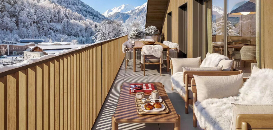 Programme immobilier neuf RESIDENCE COEUR ALTITUDE - Allemond station Oisans à 1 min télécabine résidence avec balcon (38114) - Référence : 17185