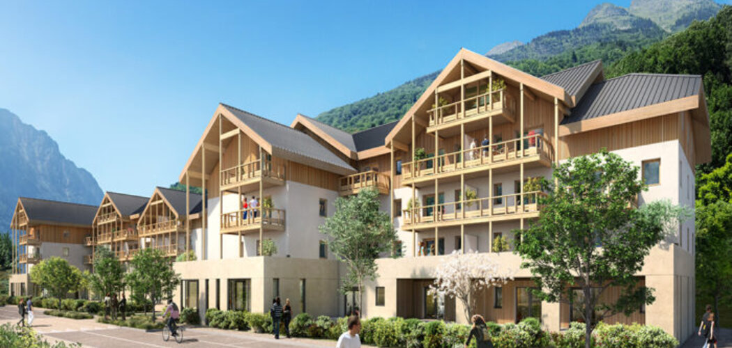 Programme immobilier neuf L’Ancolie - Allemont résidence avec vues sur les Grandes Rousses (38114) - Référence : 11746