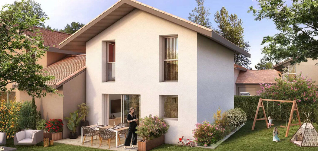 Programme immobilier neuf LE CHANT DES COLLINES - MAISONS - Allinges maisons neuves sur les hauteurs du Léman (74200) - Référence : 17317