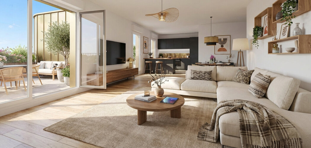 Programme immobilier neuf Les Terrasses de la Victoire - Ambarès-et-Lagrave Bordeaux en 15 min avec la gare à 600m (33440) - Référence : 14042