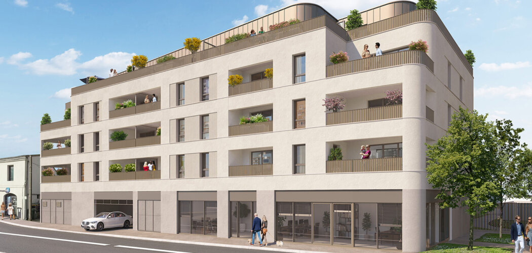 Programme immobilier neuf Les Terrasses de la Victoire - Ambarès-et-Lagrave Bordeaux en 15 min avec la gare à 600m (33440) - Référence : 14042