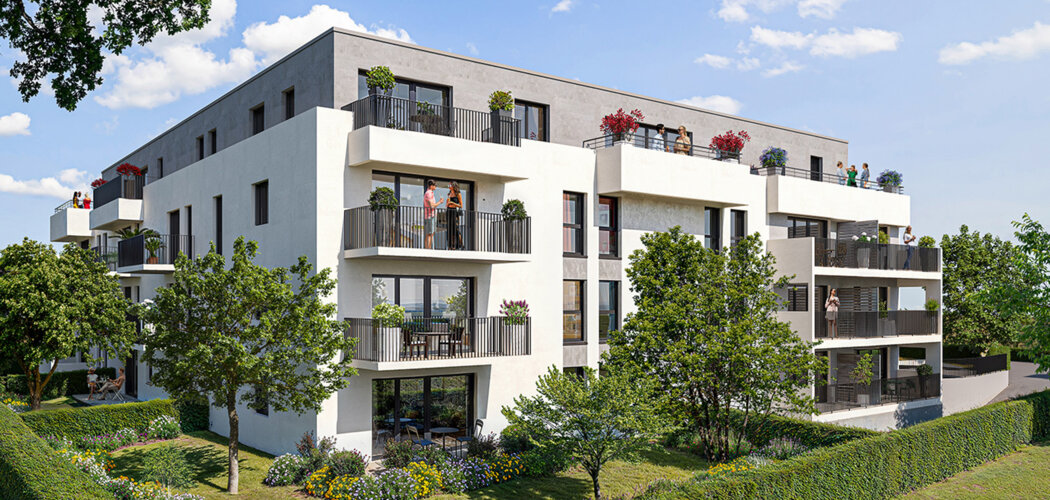Programme immobilier neuf Côté Helvétie - Ambilly à 450 m du tramway direction Genève (74100) - Référence : 16234