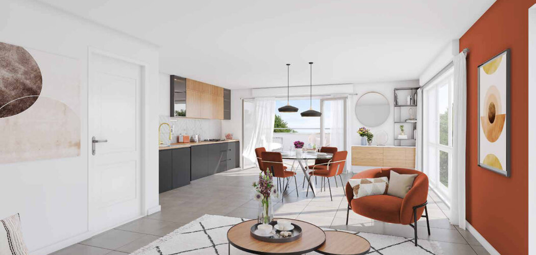 Programme immobilier neuf Coeur Ambilly - Ambilly : appartements neufs du studio au 5 pièces à 250 mètres du tramway (74100) - Référence : 15014