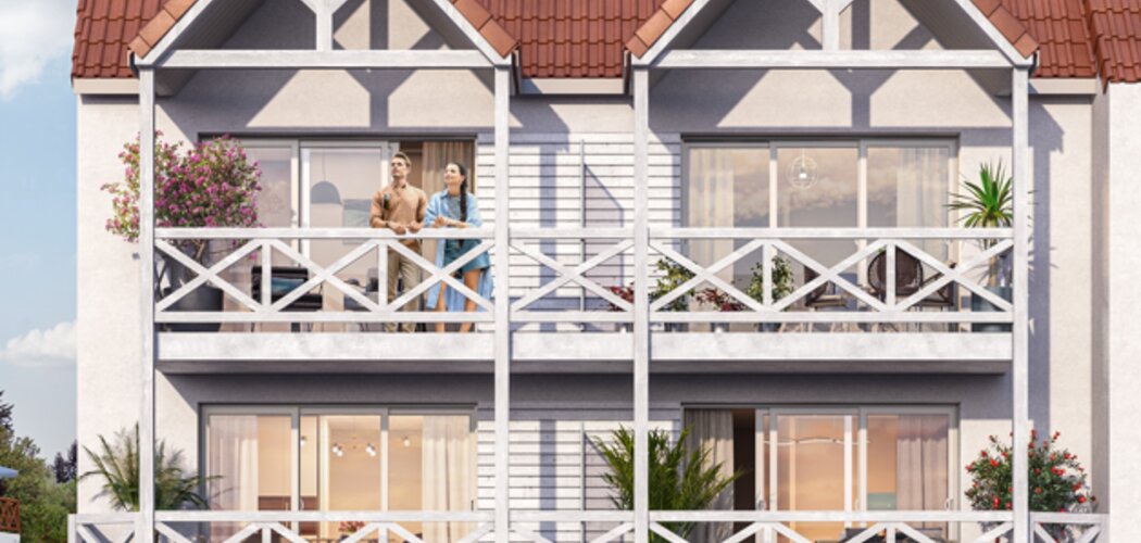 Programme immobilier neuf VILLA LeA - Ambleteuse : résidence moderne avec appartements et maisons neuves face à la mer (62164) - Référence : 15841