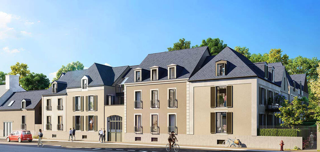 Programme immobilier neuf Le Clos des Cordeliers - Amboise : Appartements T2–T4 avec terrasses, jardin thérapeutique et proximité Château Royal (37400) - Référence : 14693