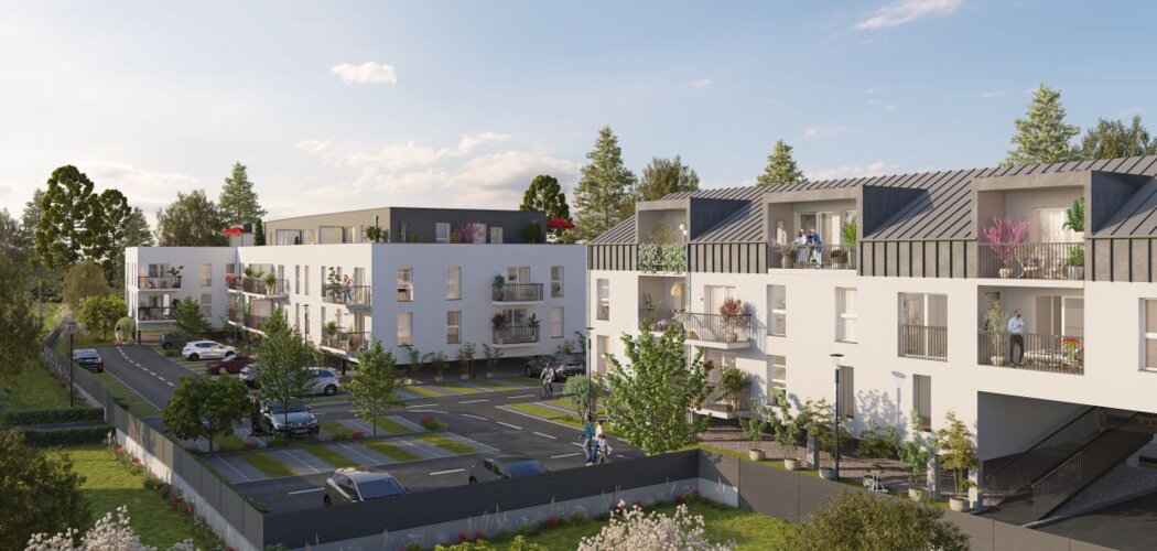 Programme immobilier neuf LE DOMAINE DES RIVES - Amfreville-la-Mi-Voie à quelques  minutes de Rouen centre (76920) - Référence : 10699