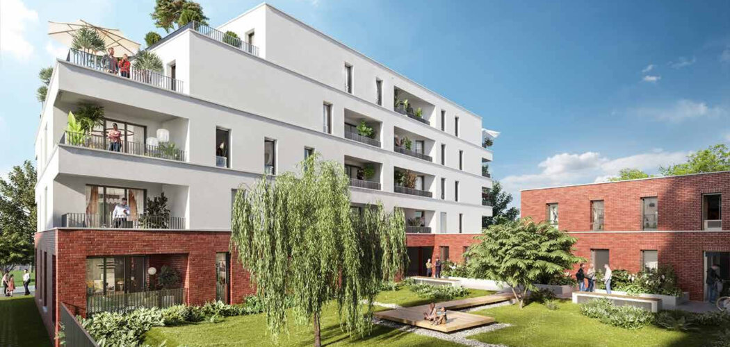 Programme immobilier neuf Tempo Nature - Amiens à proximité des Hortillonnages (80000) - Référence : 14347
