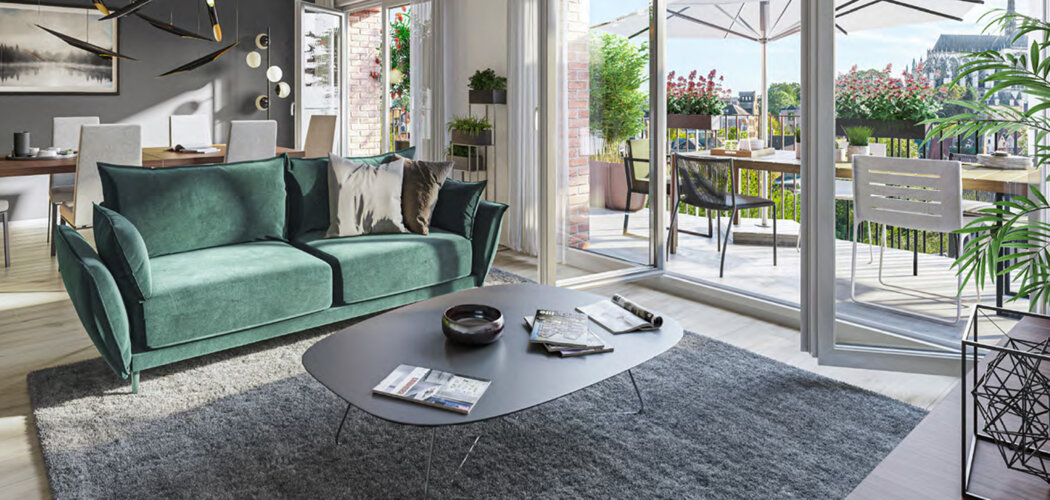Programme immobilier neuf La galerie des Antiquaires - Amiens : appartements et maisons neuves du 2 au 5 pièces en hypercentre (80000) - Référence : 15077