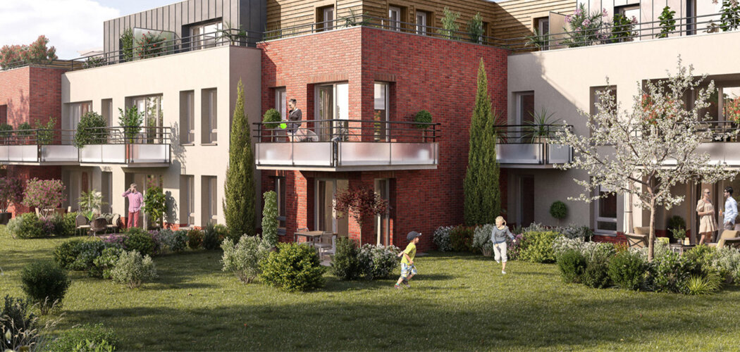 Programme immobilier neuf EMPREINTE - Amiens Jeanne d’Arc : appartements neufs entre centre-ville, hôpital Sud et université (80000) - Référence : 14987