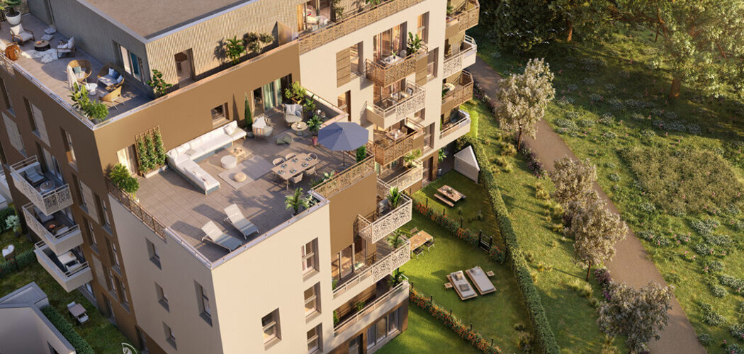 Programme immobilier neuf PARK AVENUE/GREEN PARK/ALTER EGO - Amiens près du parc de la Hotoie (80000) - Référence : 14837