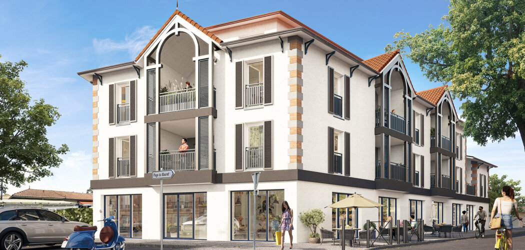 Programme immobilier neuf 25 DEGRÉS - Andernos-les-Bains : Appartements T2–T4 avec terrasses, parking sécurisé et proximité centre-ville (33510) - Référence : 14777