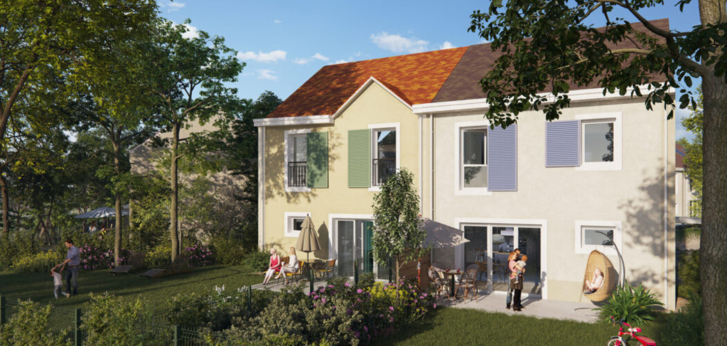 Programme immobilier neuf LE CLOS DU BOIS 1 et 2 - Andilly : Appartements T2–T3 et maisons T4–T5 avec jardins privatifs, parking et proximité forêt (95580) - Référence : 14594
