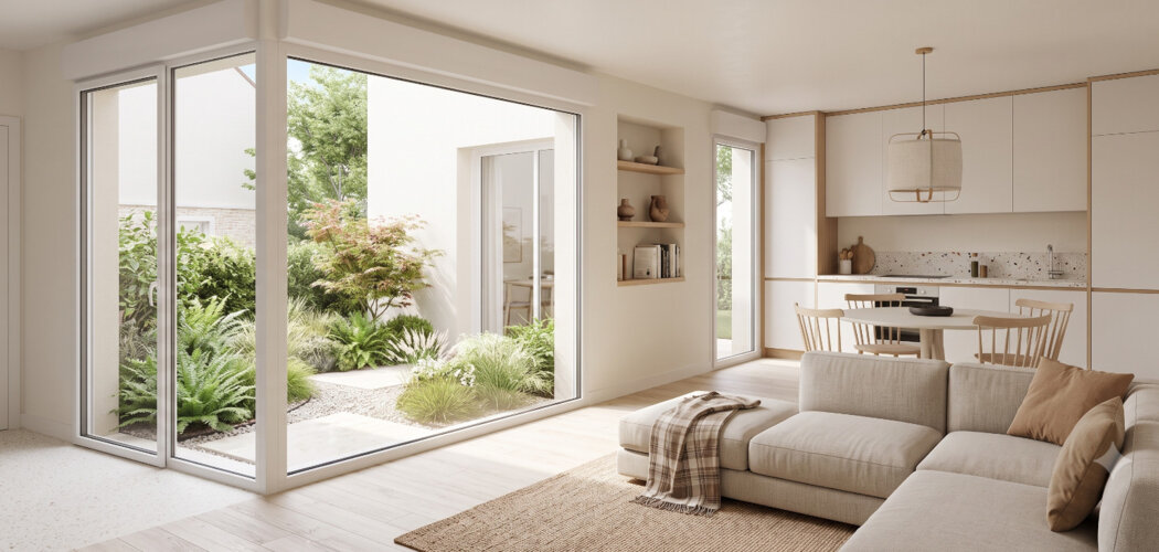 Programme immobilier neuf LE CLOS DU BOIS 1 et 2 - Andilly : Appartements T2–T3 et maisons T4–T5 avec jardins privatifs, parking et proximité forêt (95580) - Référence : 14594