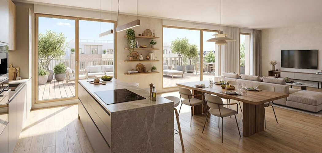 Programme immobilier neuf Beloria - Andrésy à 8 min gare Maurecourt résidence moderne proche centre (78570) - Référence : 17161