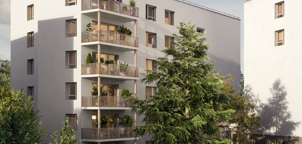 Programme immobilier neuf Les Cèdres - Angers : 67 appartements neufs du studio au 5 pièces proche bus 10 et futur tram (49000) - Référence : 17037