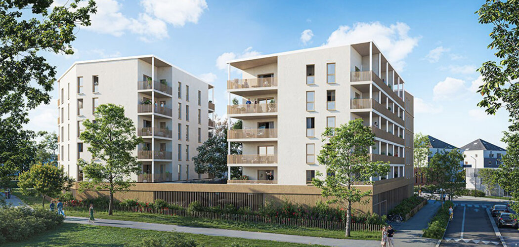 Programme immobilier neuf BOIS LIZE - LIBRE TVA 5.5 % - Angers à deux pas du tramway (49000) - Référence : 16807