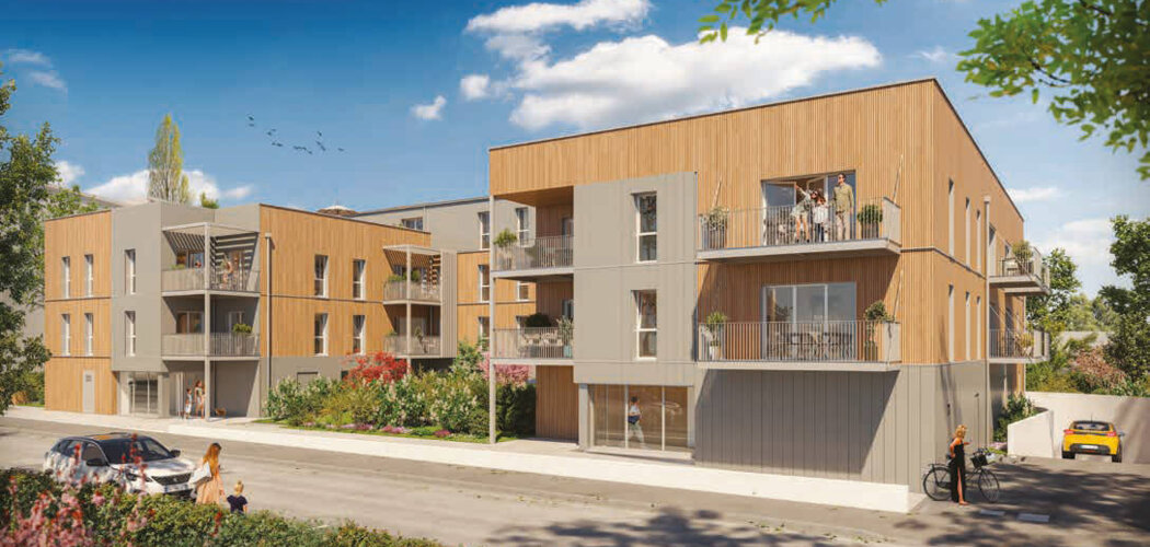 Programme immobilier neuf SEVEA - Angers : appartements neufs du studio au 4 pièces en quartier Banchais (49000) - Référence : 15148