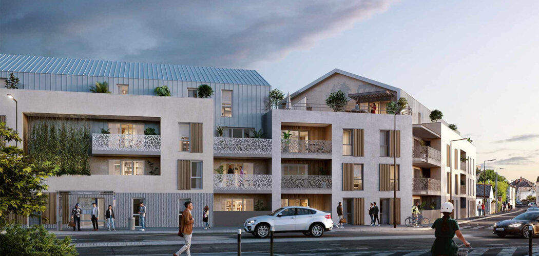 Programme immobilier neuf LES TERRASSES DE LA MADELEINE - Angers au cœur du quartier Madeleine-Justices (49000) - Référence : 13181