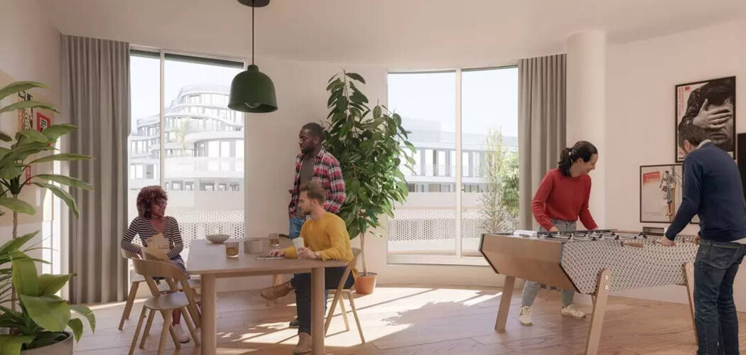 Programme immobilier neuf METAMORPHOSE - Angers coliving au coeur du quartier Saint-Serge (49000) - Référence : 18007