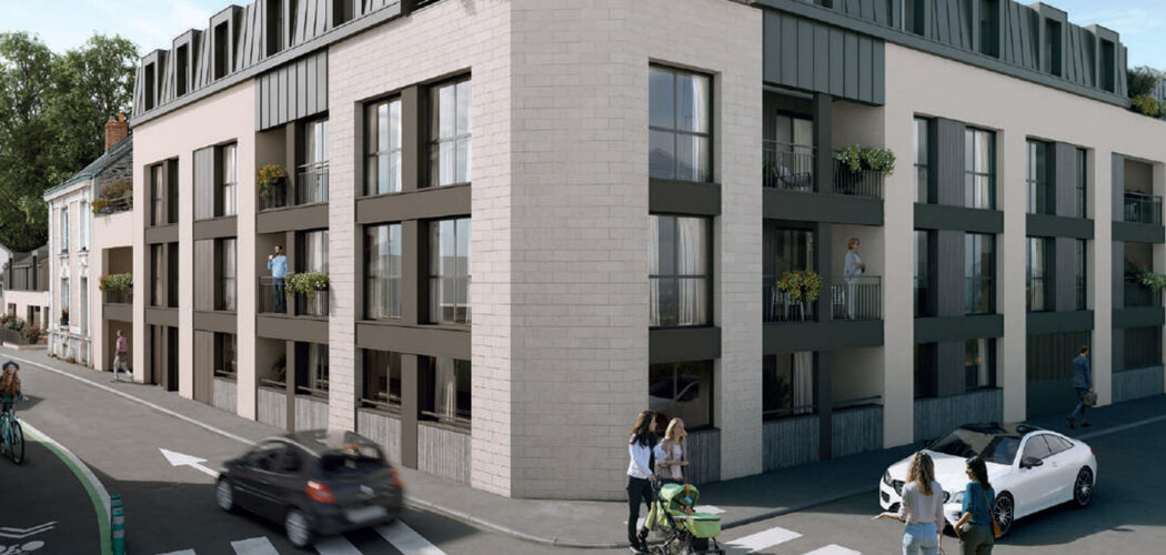 Programme immobilier neuf Isatys - Angers logements neufs proche centre quartier Madeleine (49000) - Référence : 14160