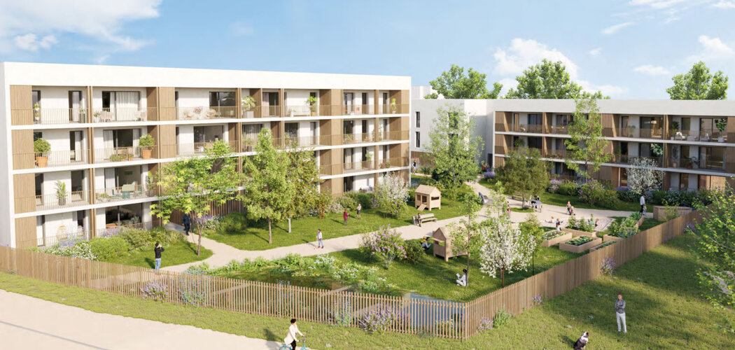 Programme immobilier neuf Twinset - Angers quartier Les Hauts-de-Saint-Aubin appartements neufs dans un cadre verdoyant (49000) - Référence : 14159