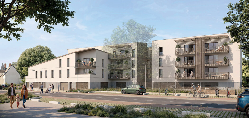Programme immobilier neuf JARDIN NOZAY - Angers une adresse privilégiée au cœur de Monplaisir (49000) - Référence : 17515