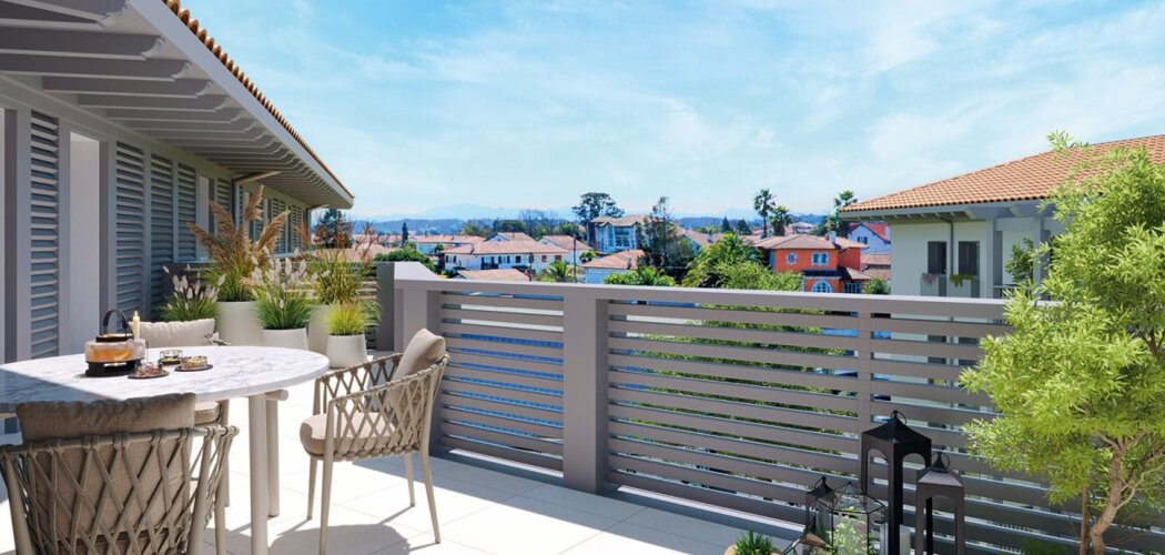 Programme immobilier neuf DOMAINE 5 CANTONS - Anglet : appartements neufs du studio au 4 pièces en retrait du BAB (64600) - Référence : 15139