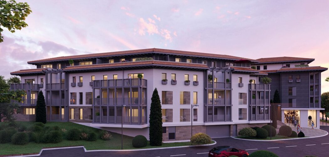 Programme immobilier neuf DOMAINE 5 CANTONS - Anglet : appartements neufs du studio au 4 pièces en retrait du BAB (64600) - Référence : 15139