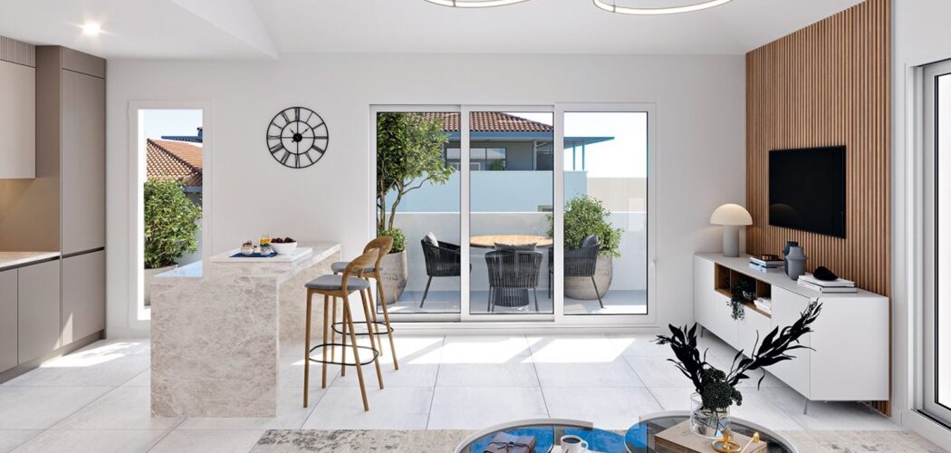 Programme immobilier neuf DOMAINE 5 CANTONS - Anglet : appartements neufs du studio au 4 pièces en retrait du BAB (64600) - Référence : 15139