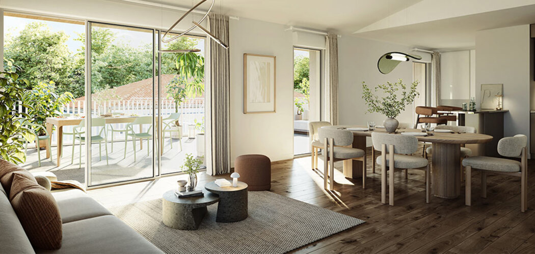 Programme immobilier neuf Lou Arriou - Anglet domaine paysager proche plages et commodités (64600) - Référence : 15891