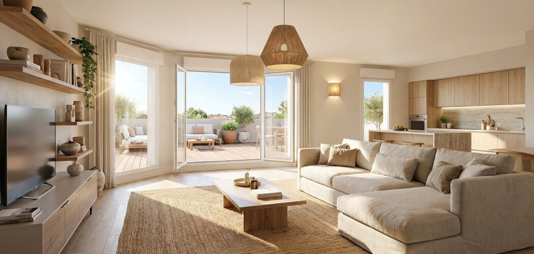 Programme immobilier neuf Lou Arriou - Anglet domaine paysager proche plages et commodités (64600) - Référence : 15891
