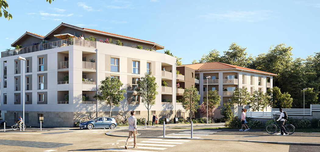 Programme immobilier neuf Lou Arriou - Anglet domaine paysager proche plages et commodités (64600) - Référence : 15891