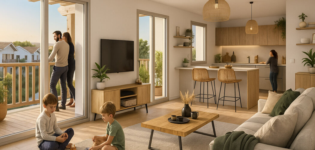 Programme immobilier neuf VILLAS BARIBELLI - Anglet en lisière du Parc Maharin (64600) - Référence : 15890