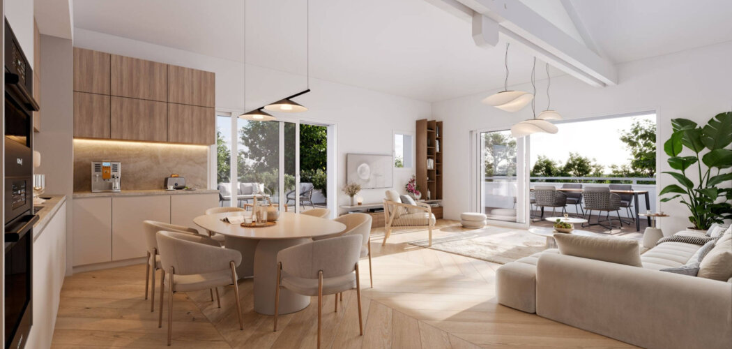 Programme immobilier neuf ECRIN DU MOURA - Anglet entre parcs urbains et océan (64600) - Référence : 16954