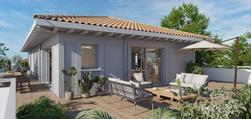 Programme immobilier neuf ECRIN DU MOURA - Anglet entre parcs urbains et océan (64600) - Référence : 16954