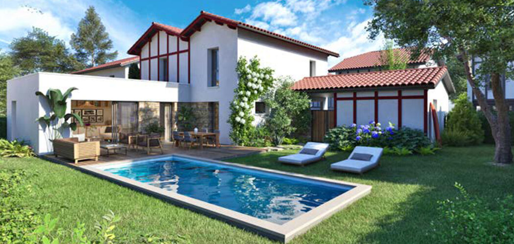 Programme immobilier neuf Clos Belharra - Anglet Les 5 Cantons à 5 minutes des plages (64600) - Référence : 16996