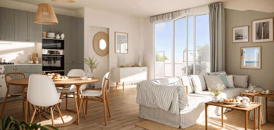 Programme immobilier neuf Les Pins Blancs - Anglet près des commodités (64600) - Référence : 12965