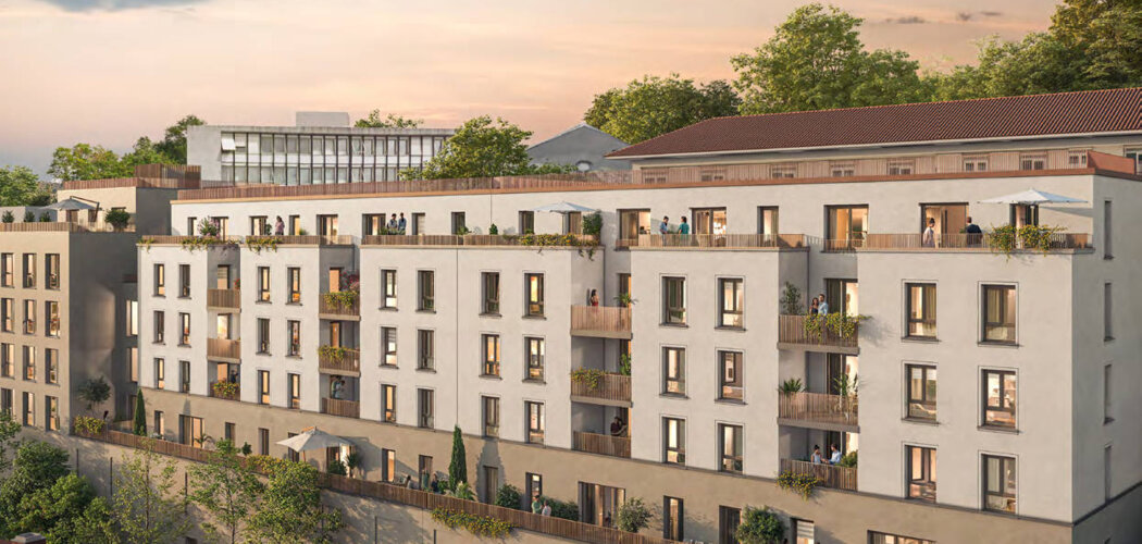 Programme immobilier neuf Perspective Karente - Angoulême en face de l'Île Marquet (16000) - Référence : 14530