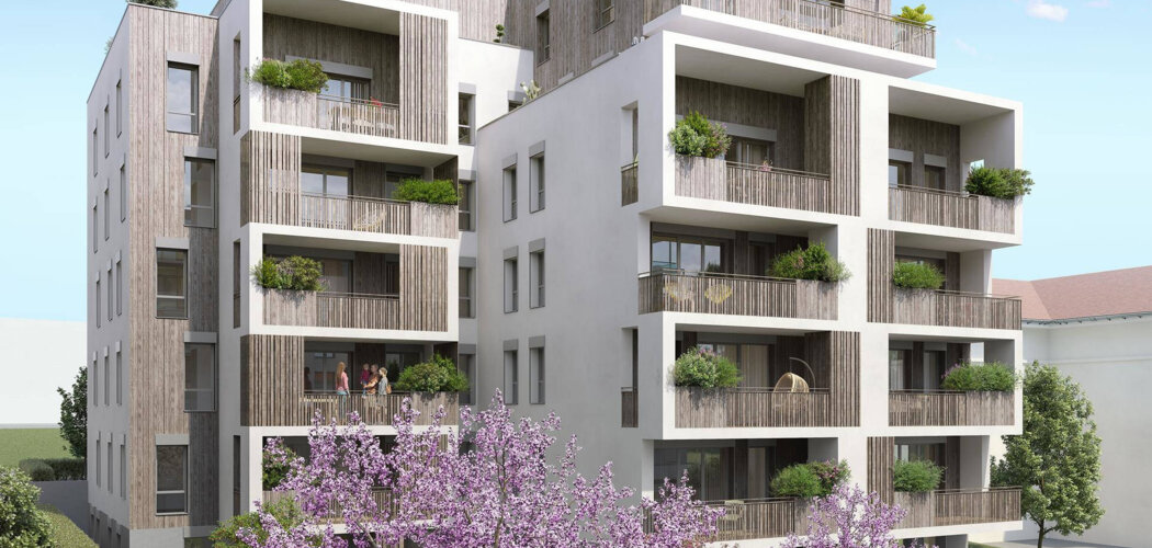 Programme immobilier neuf ESQUISSE - Annecy : appartements neufs du 2 au 5 pièces en centre-ville proche commerces (74000) - Référence : 8144