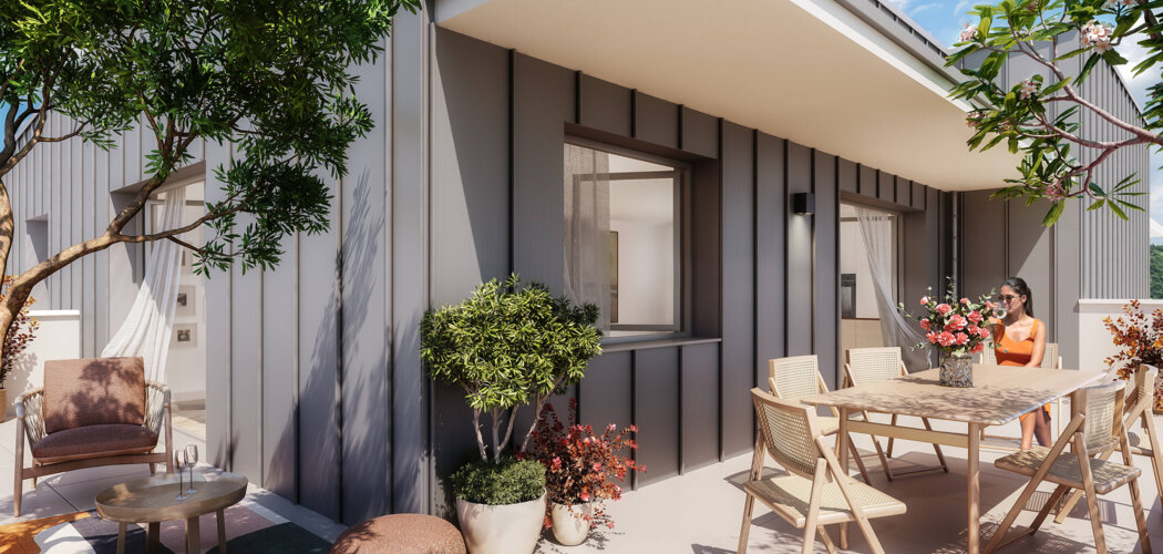 Programme immobilier neuf PASSAGE DE FLORE / Annecy -  Annecy : appartements neufs du 2 au 5 pièces proche du centre-ville (74000) - Référence : 15436