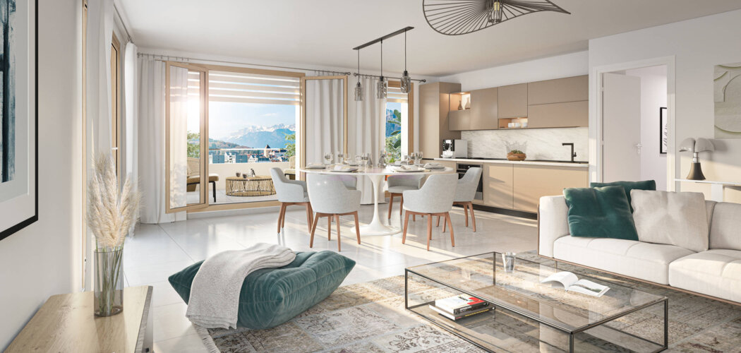 Programme immobilier neuf VERTUOSE - Annecy : Appartements T2–T5 avec terrasses, rooftops et proximité quartier des Hirondelles (74000) - Référence : 14676